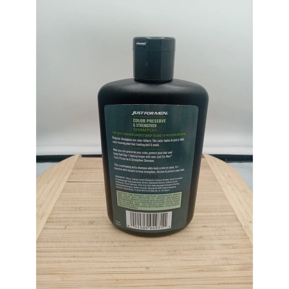 Just For Men Color Preserve & Strengthen Shampoo -‎ 8 oz, Light Shades